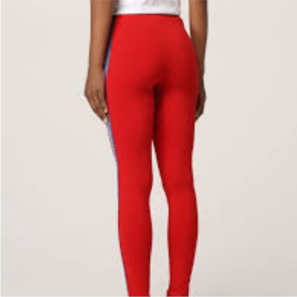 RARE Spiritual Gangster leggings in candy apple red